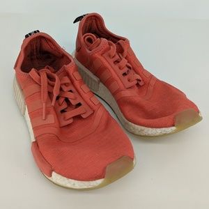 Adidas NMD R1 Boost Trace Scarlet Cloud Men's Sneakers Shoes Size 7.5 CQ2014